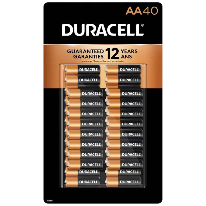 Duracell - CopperTop AA / AAA Batteries, 40 Pack 