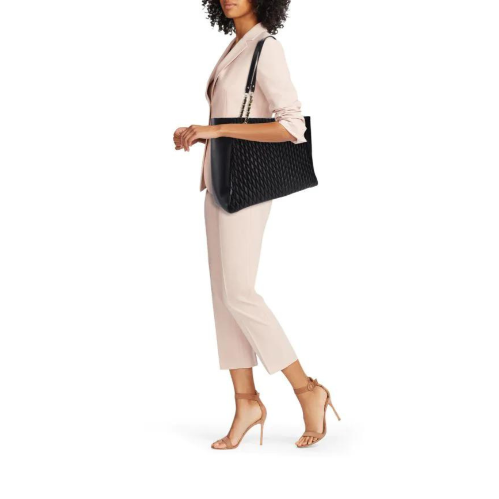 Karl Lagerfeld – “Agyness” genuine leather shopping bag