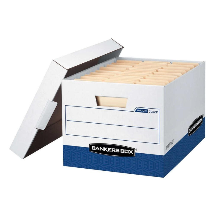 Bankers Box - Pack of 10 Heavy Duty Storage Boxes