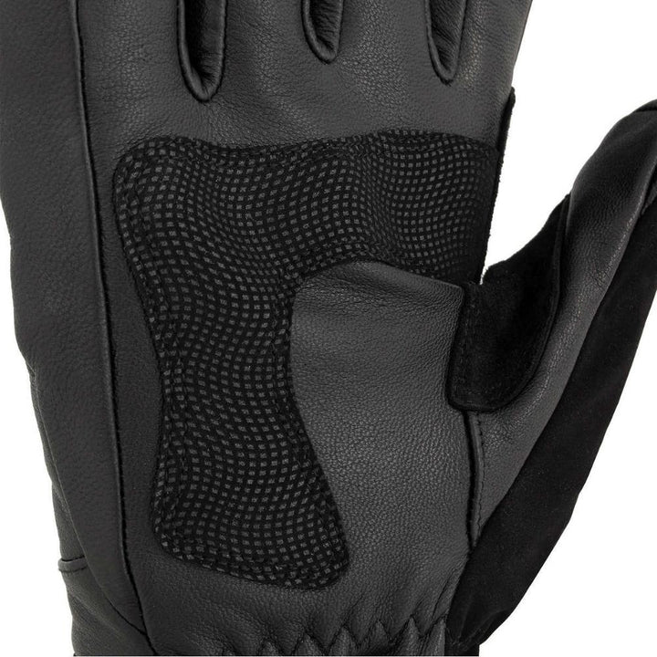Karbon Goatskin Leather Heated Ski Gloves with Lithium-Polymer Battery