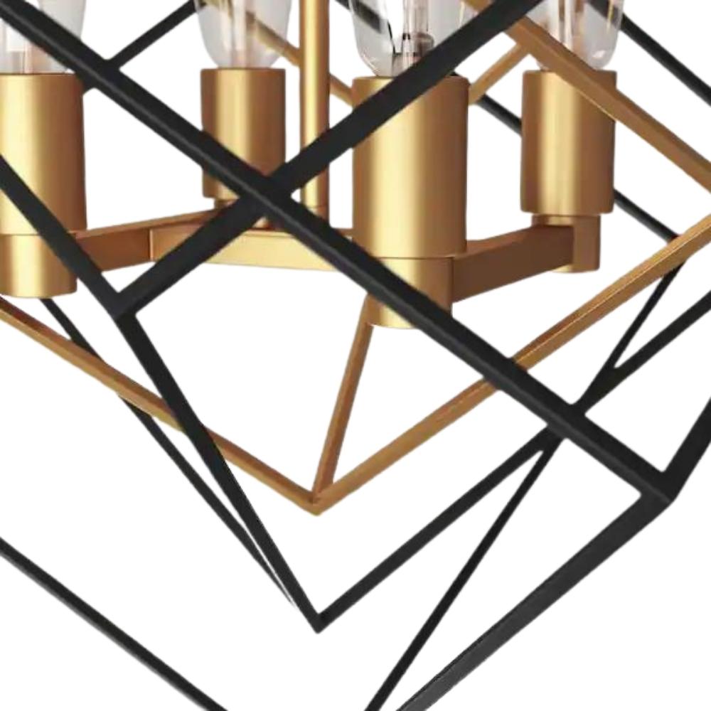 Artika Modern Harmonium 4-Light Pendant Chandelier