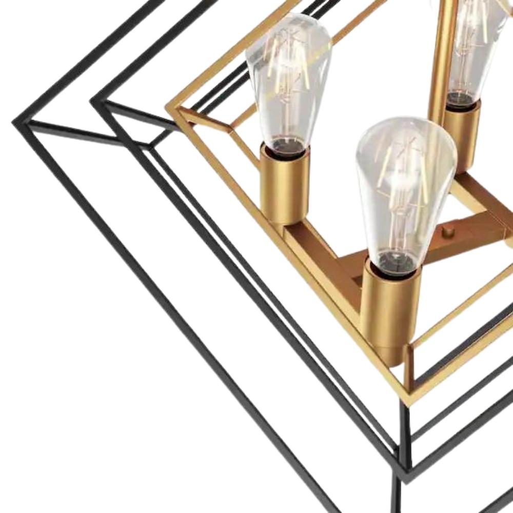 Artika Modern Harmonium 4-Light Pendant Chandelier