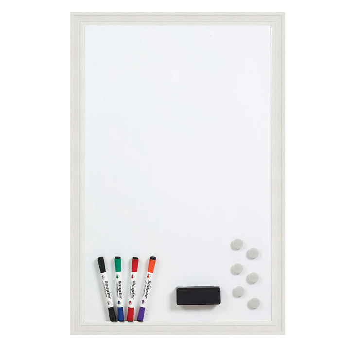 MessageStor - Tableau effaçable à sec magnétique avec accessoires, 24" x 36"