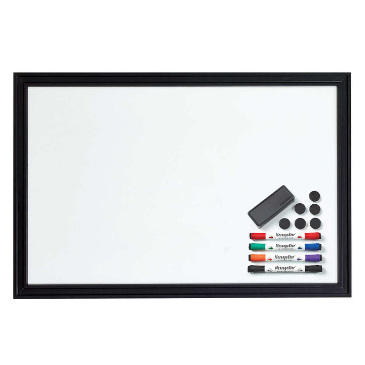 MessageStor - Tableau effaçable à sec magnétique avec accessoires, 24" x 36"