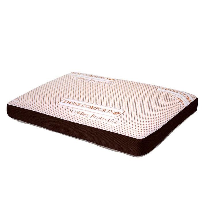 Swiss Comforts Copper-Infused Memory Foam Pillow