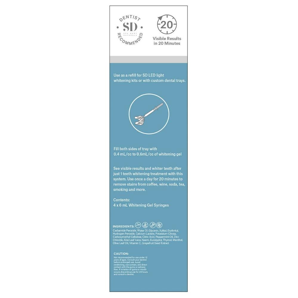 Spa Dent Naturals Whitening Gel Syringe
