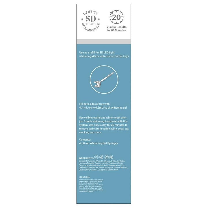 Spa Dent Naturals Whitening Gel Syringe