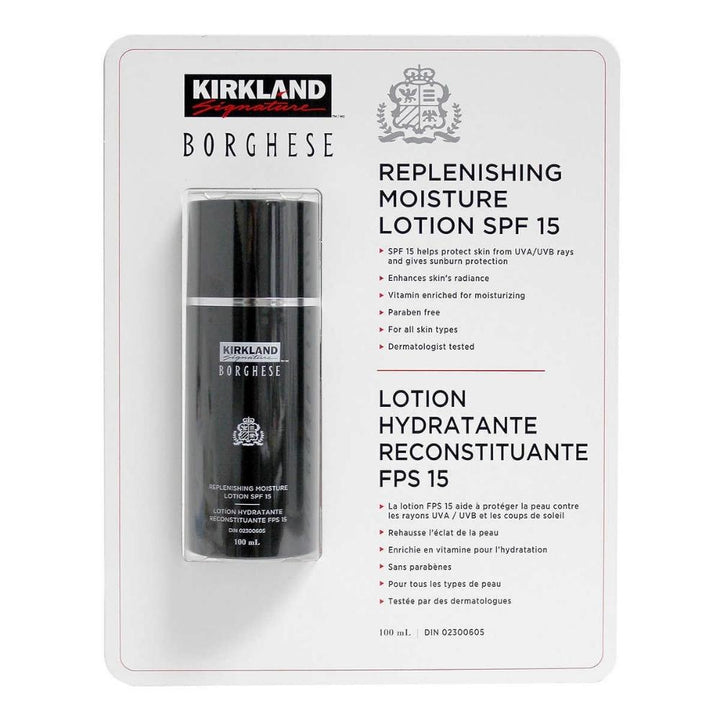 Kirkland Signature - Lotion FPS 15 Borghese