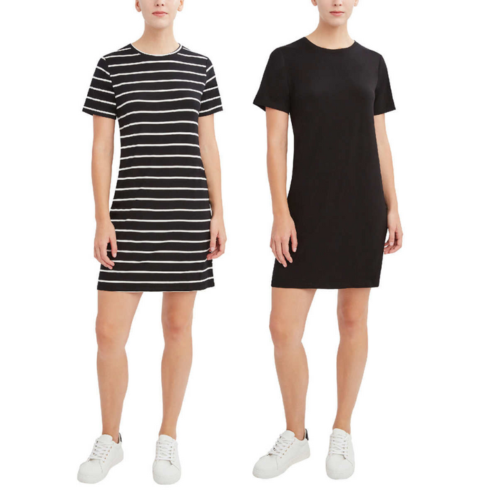 BCBGeneration - Women's T-Shirt Dress, Pack of 2