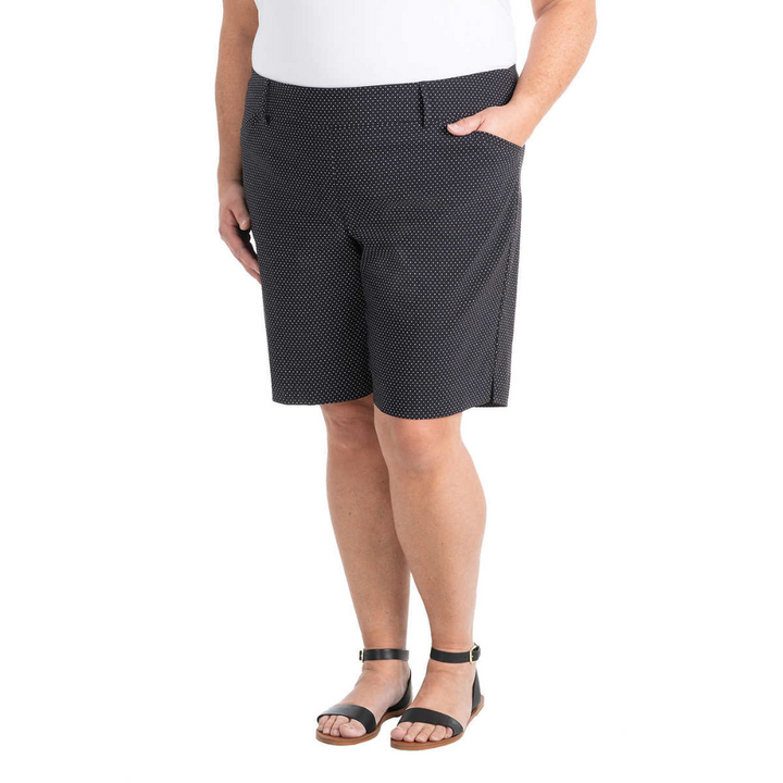 Hilary Radley Pull-On Bermuda Shorts