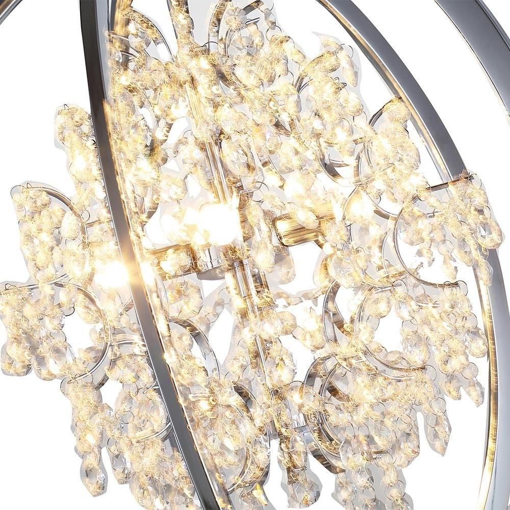 Ove 5-Light Chrome LED Chandelier