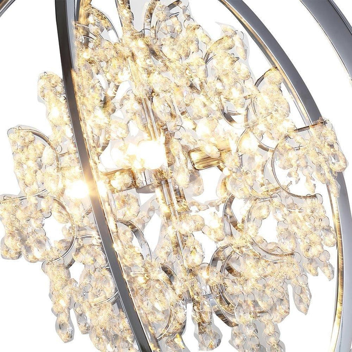 Ove 5-Light Chrome LED Chandelier