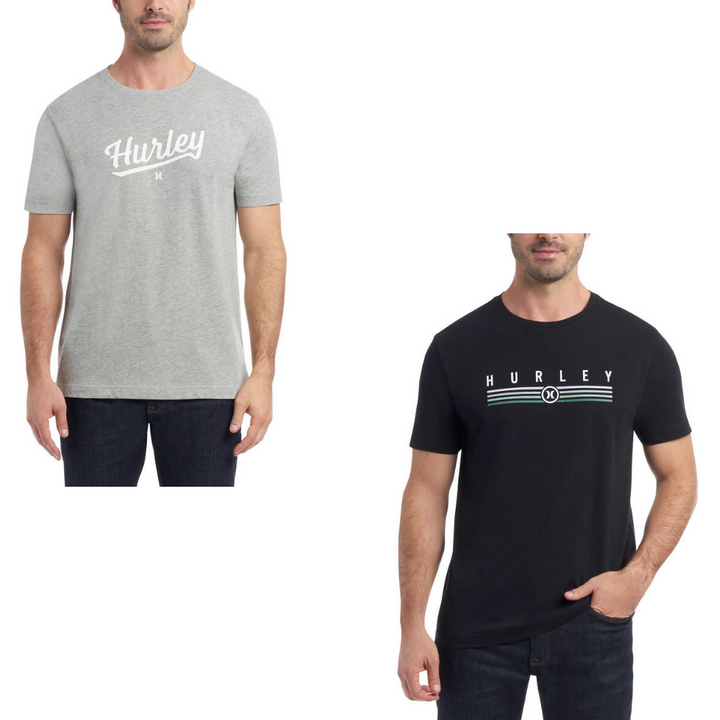 Hurley - Men's Short Sleeve Shirt, 2-Pack