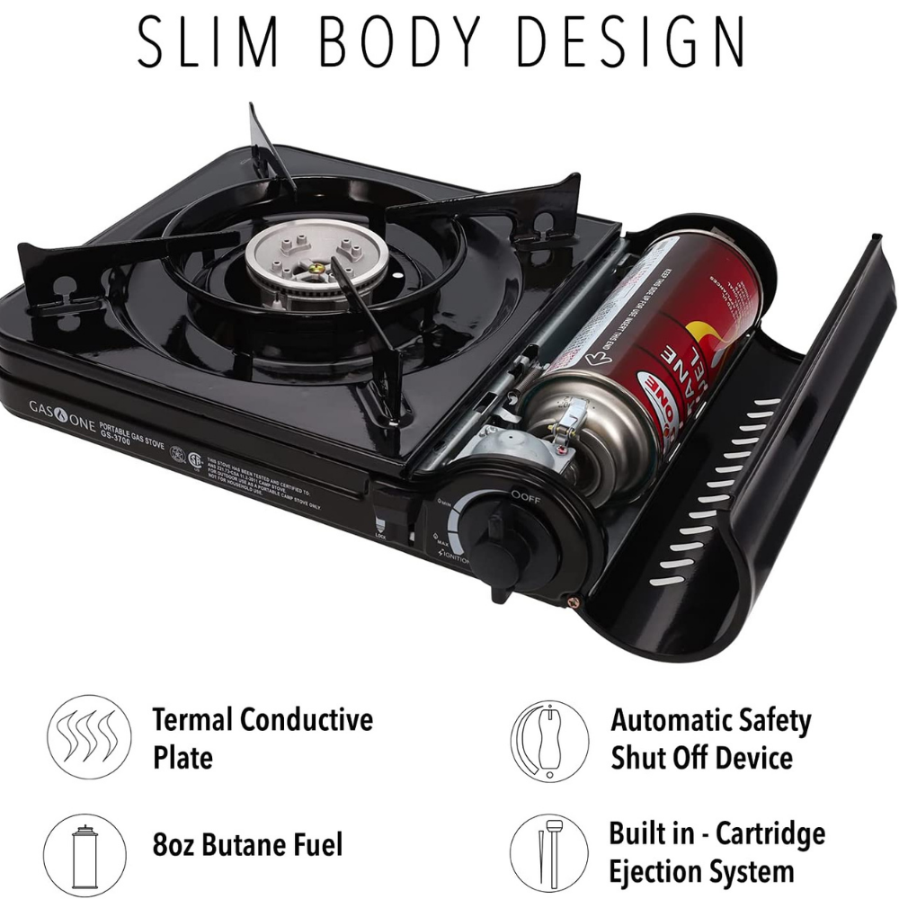 GAS ONE 10,000 BTU Portable Butane Camp Stove
