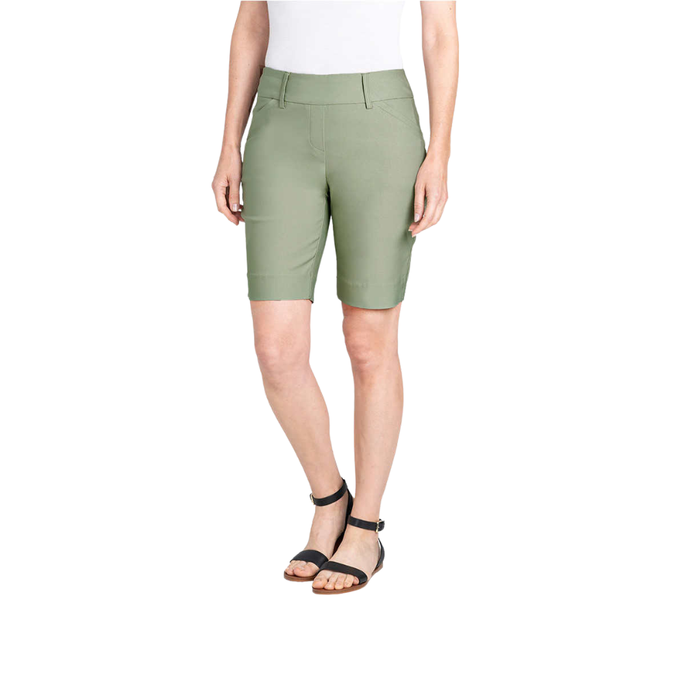 Hilary Radley Pull-On Bermuda Shorts