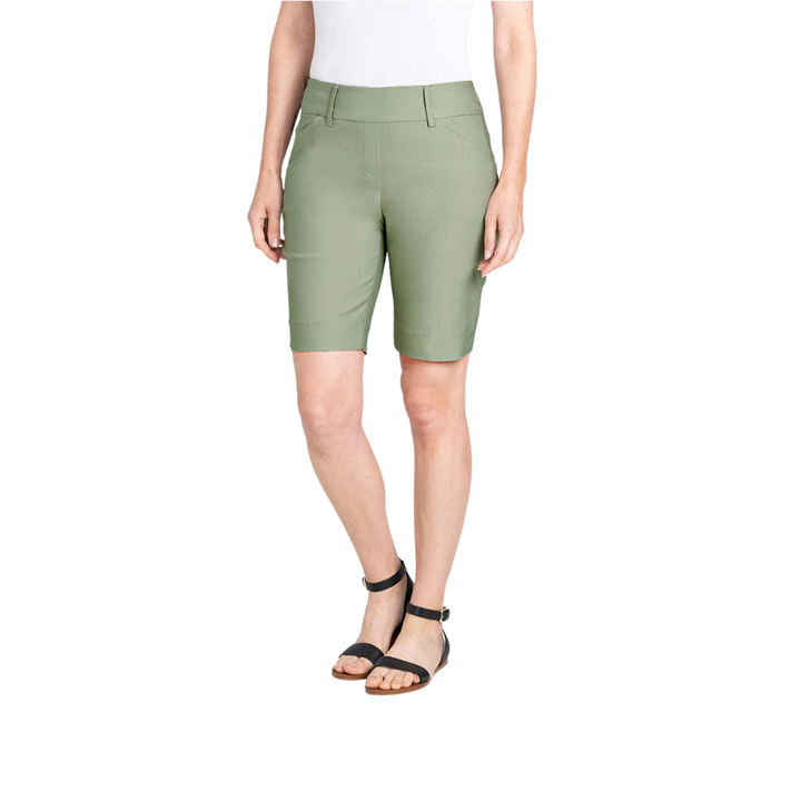 Hilary Radley Pull-On Bermuda Shorts