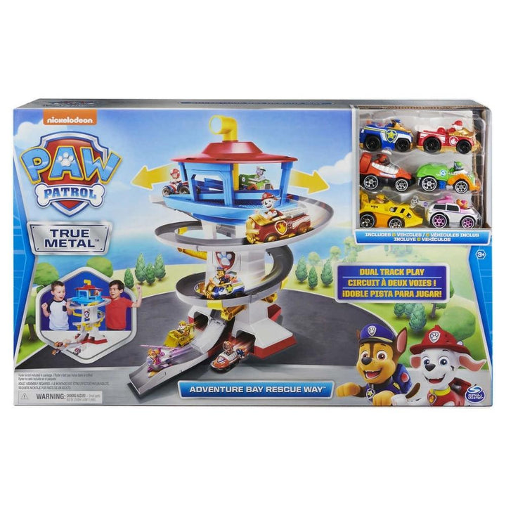 Nickelodeon - Chemin de sauvetage Pat'Patrouille avec 6 véhicules