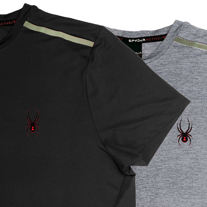 Spyder Men's 2-Pack Short Sleeve Shirts