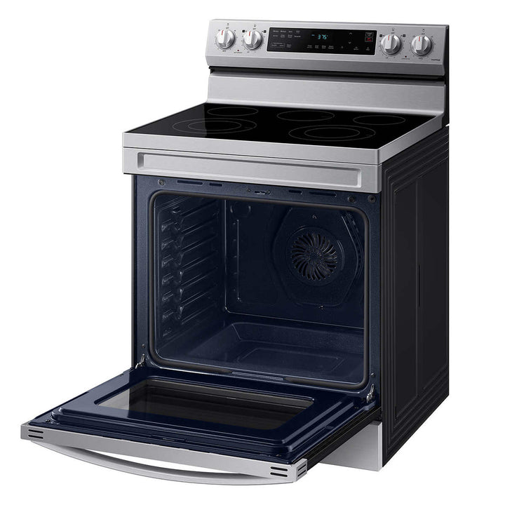 Samsung 30" 6.3 Cu. Ft. Electric Range with Air Fryer and Built-in Wi-Fi 
