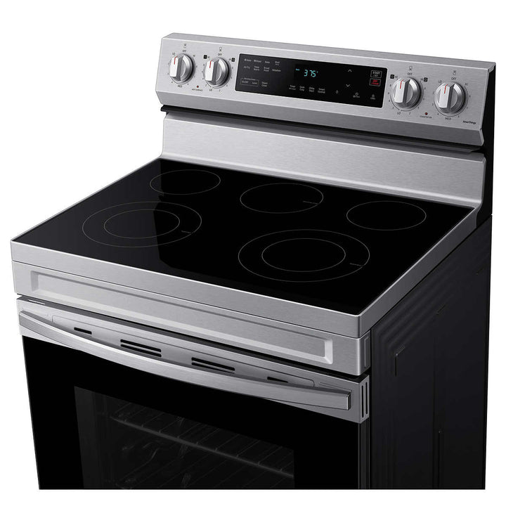 Samsung 30" 6.3 Cu. Ft. Electric Range with Air Fryer and Built-in Wi-Fi 