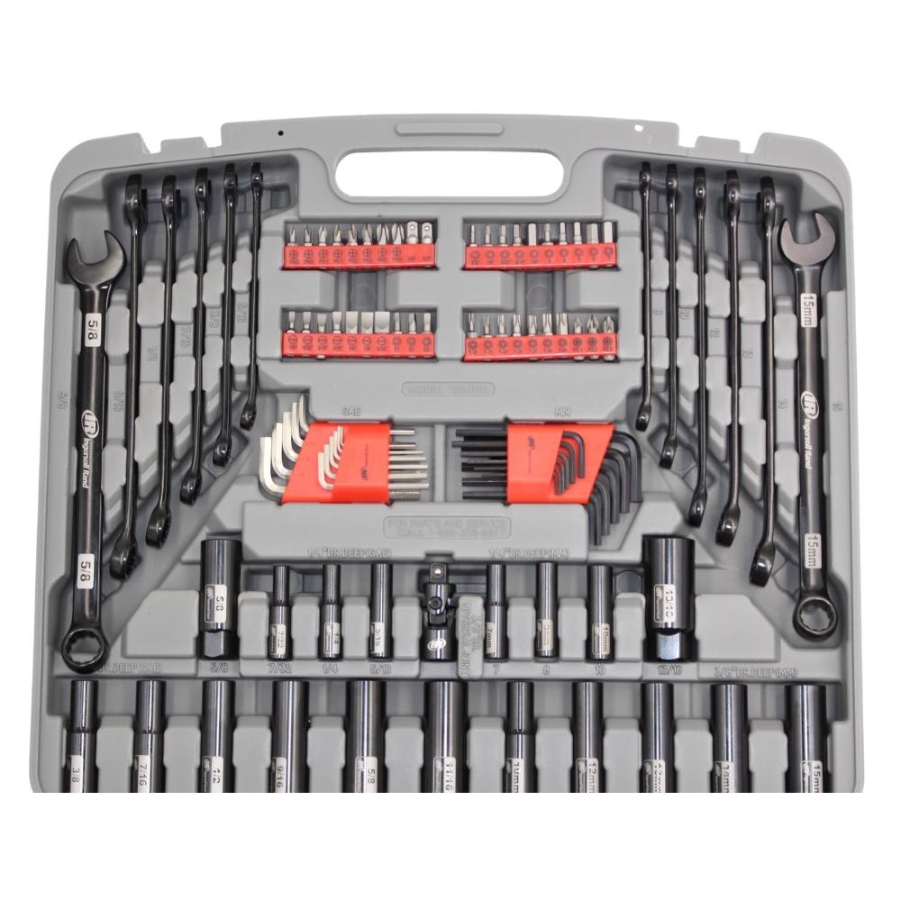 Ingersoll Rand Mechanical Work Tool Kit, 166 pc 