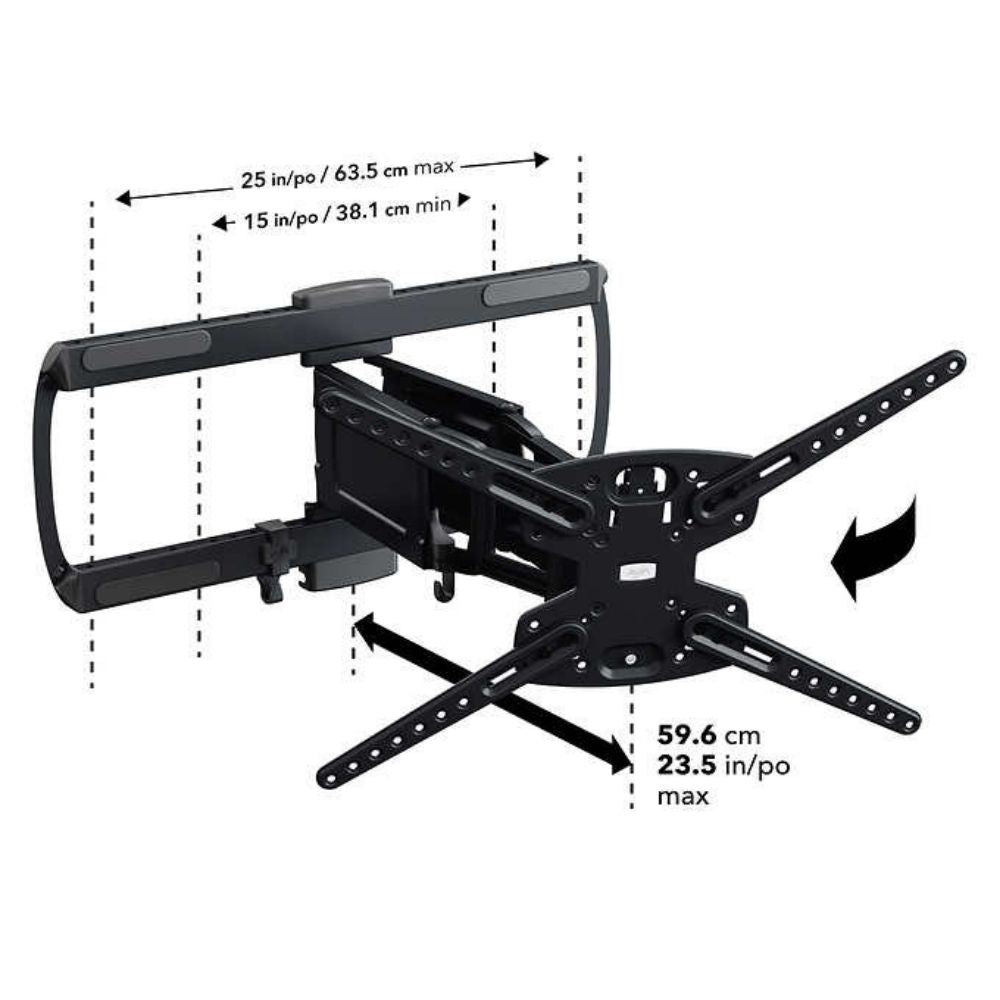 AVF Multi Position TV Wall Mount - 32” to 90” TV