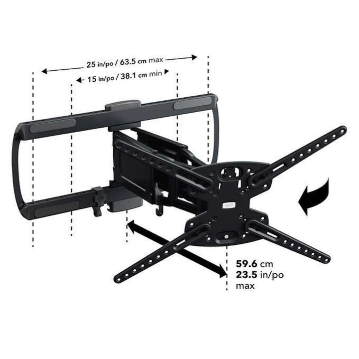 AVF Multi Position TV Wall Mount - 32” to 90” TV