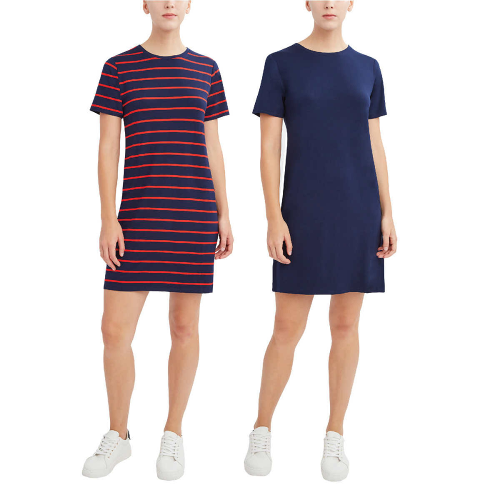 BCBGeneration - Women's T-Shirt Dress, Pack of 2