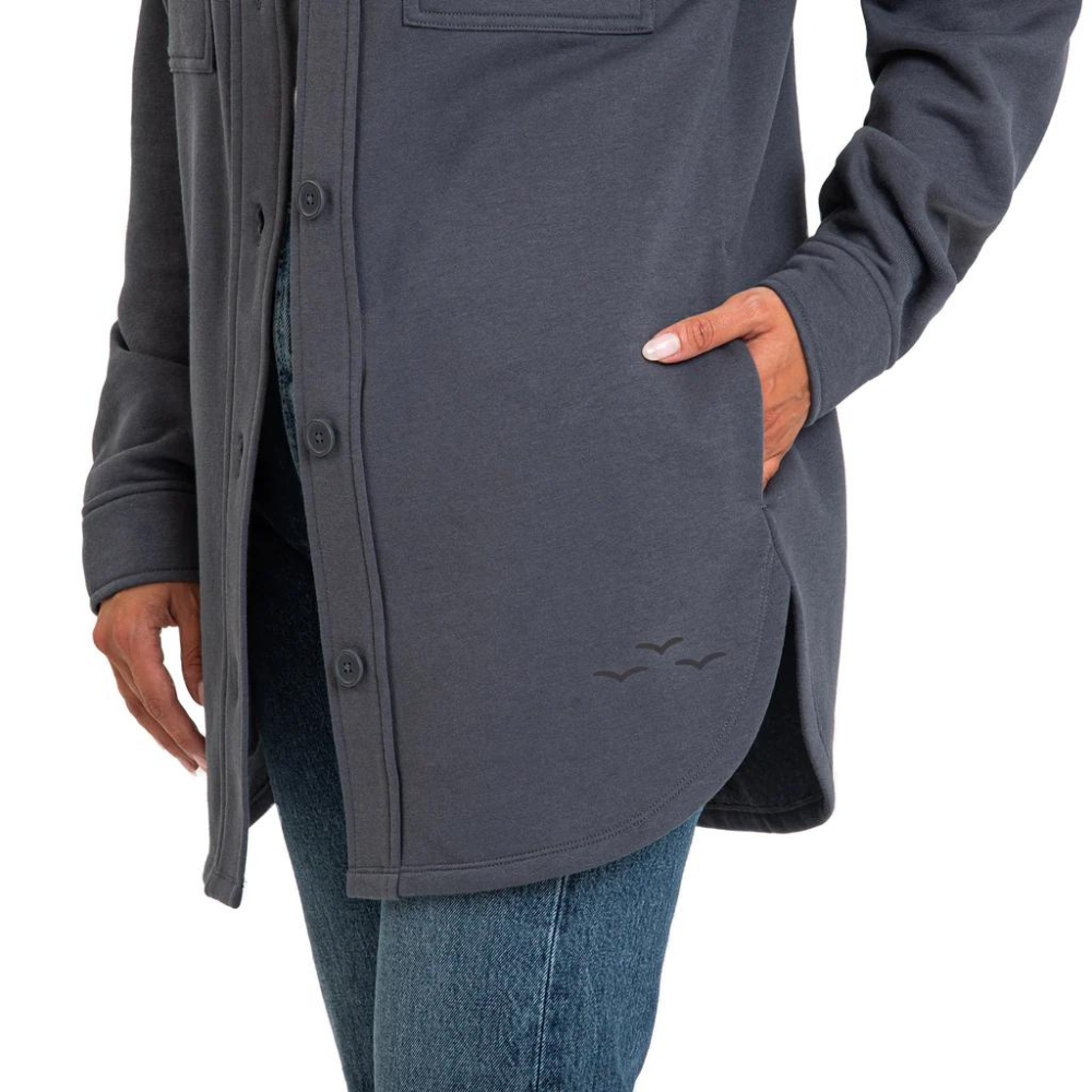Lazypants - Women's 'Shacket' Fleece Jacket