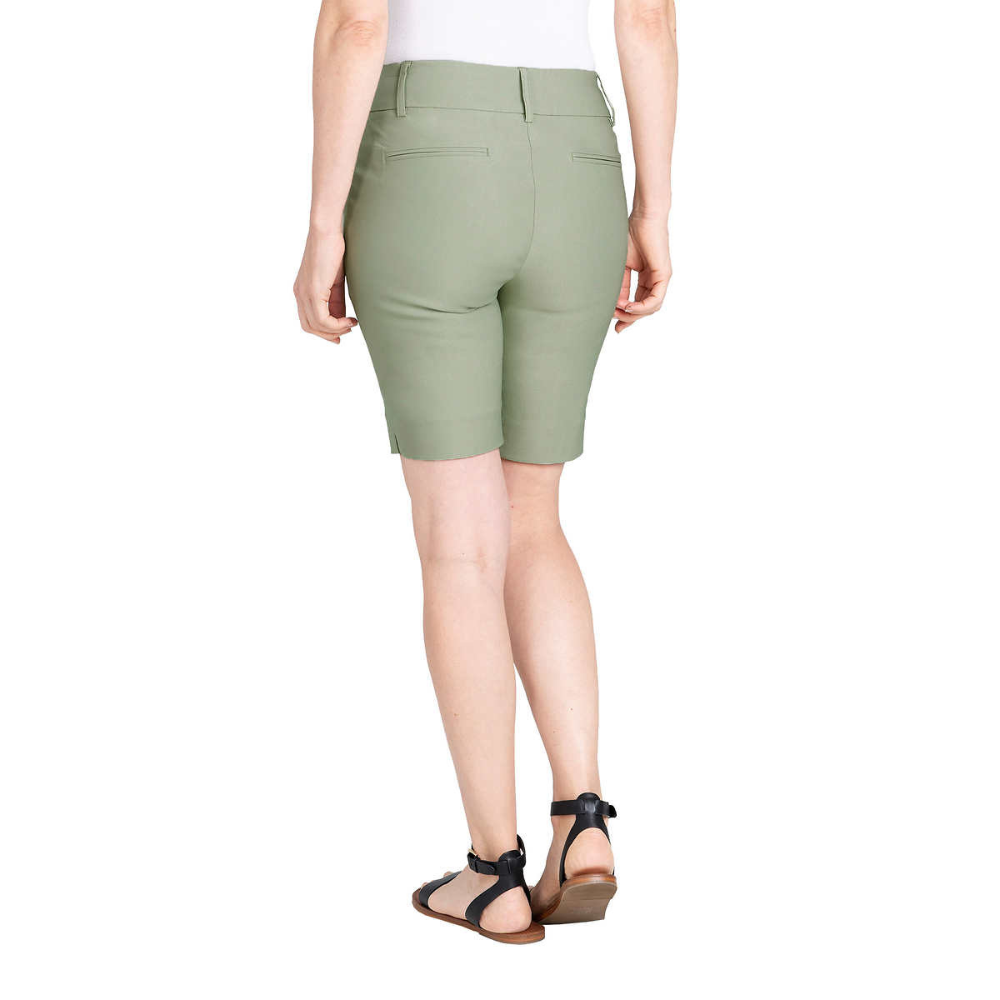 Hilary Radley Pull-On Bermuda Shorts