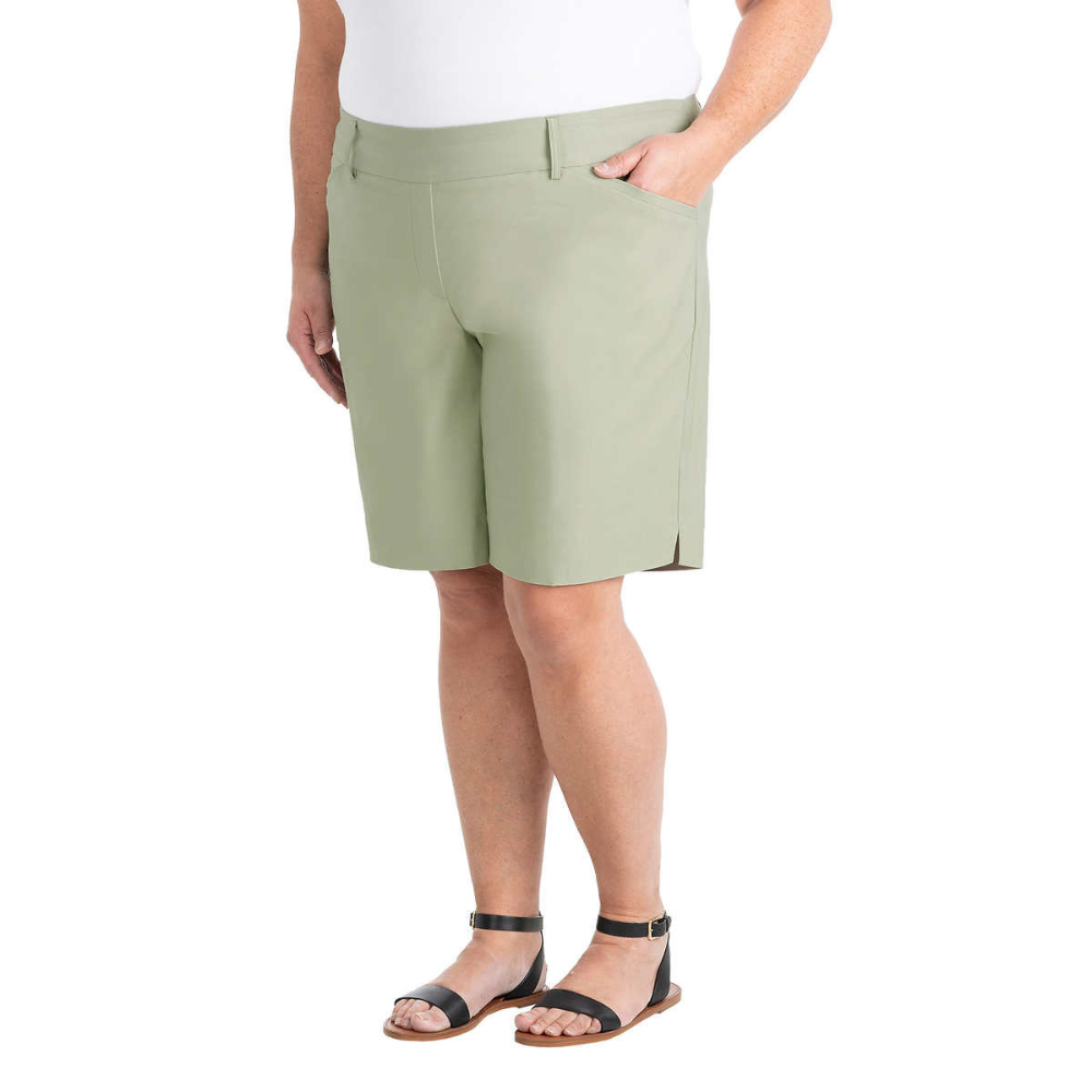 Hilary Radley Pull-On Bermuda Shorts