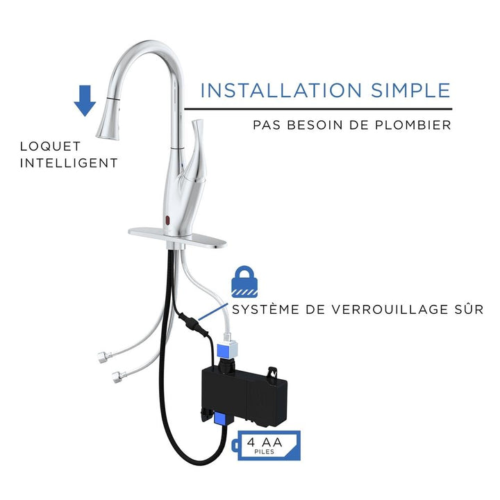 Bio Bidet - Kitchen mixer tap with motion sensor 
