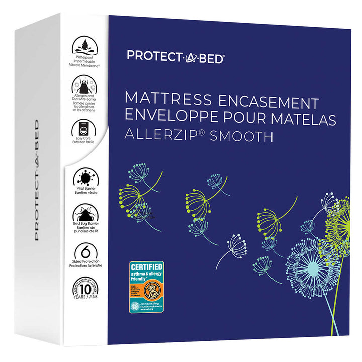 Protect a Bed - Allerzip Smooth Mattress Protector
