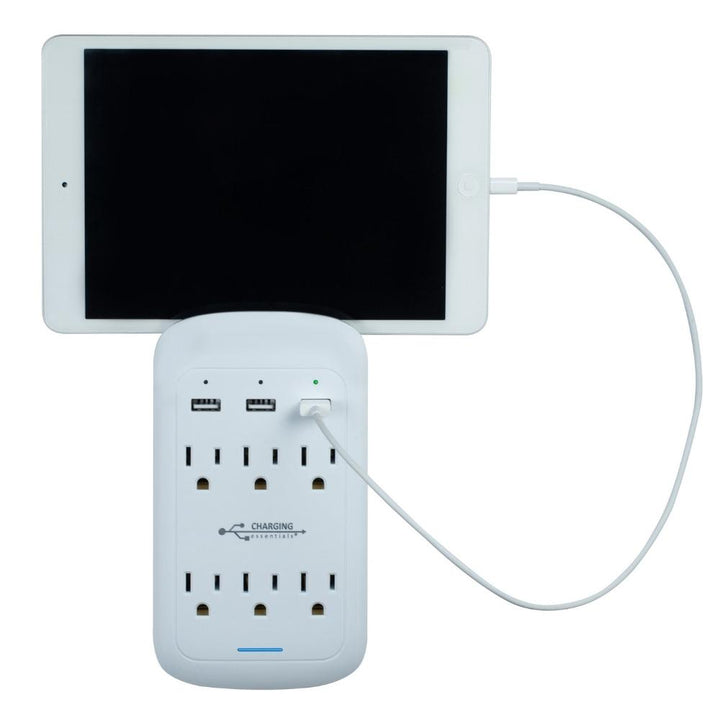 Charging Essentials USB/AC Wall Charging Outlets - 2-Pack