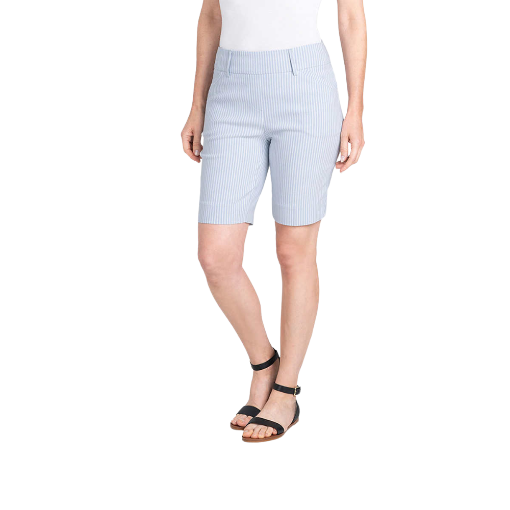 Hilary Radley Pull-On Bermuda Shorts