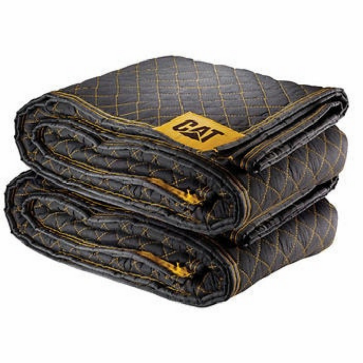 CAT 72" x 80" Non-Woven Polyester Utility Blanket - 2-Pack