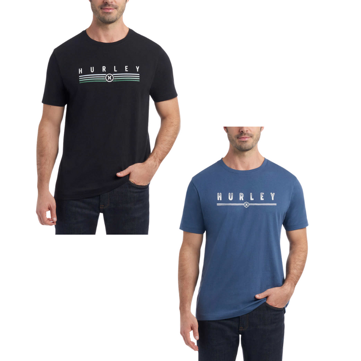 Hurley - Men's Short Sleeve Shirt, 2-Pack